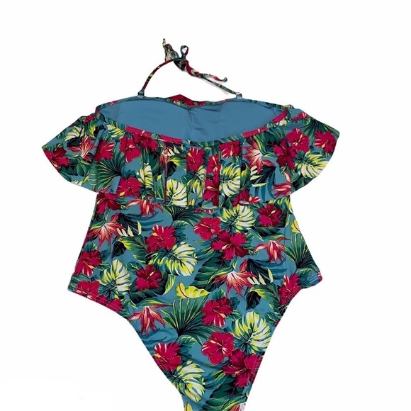 Tart Collection Ruffled Floral Swimsuit Medium - Picture 4 of 14
